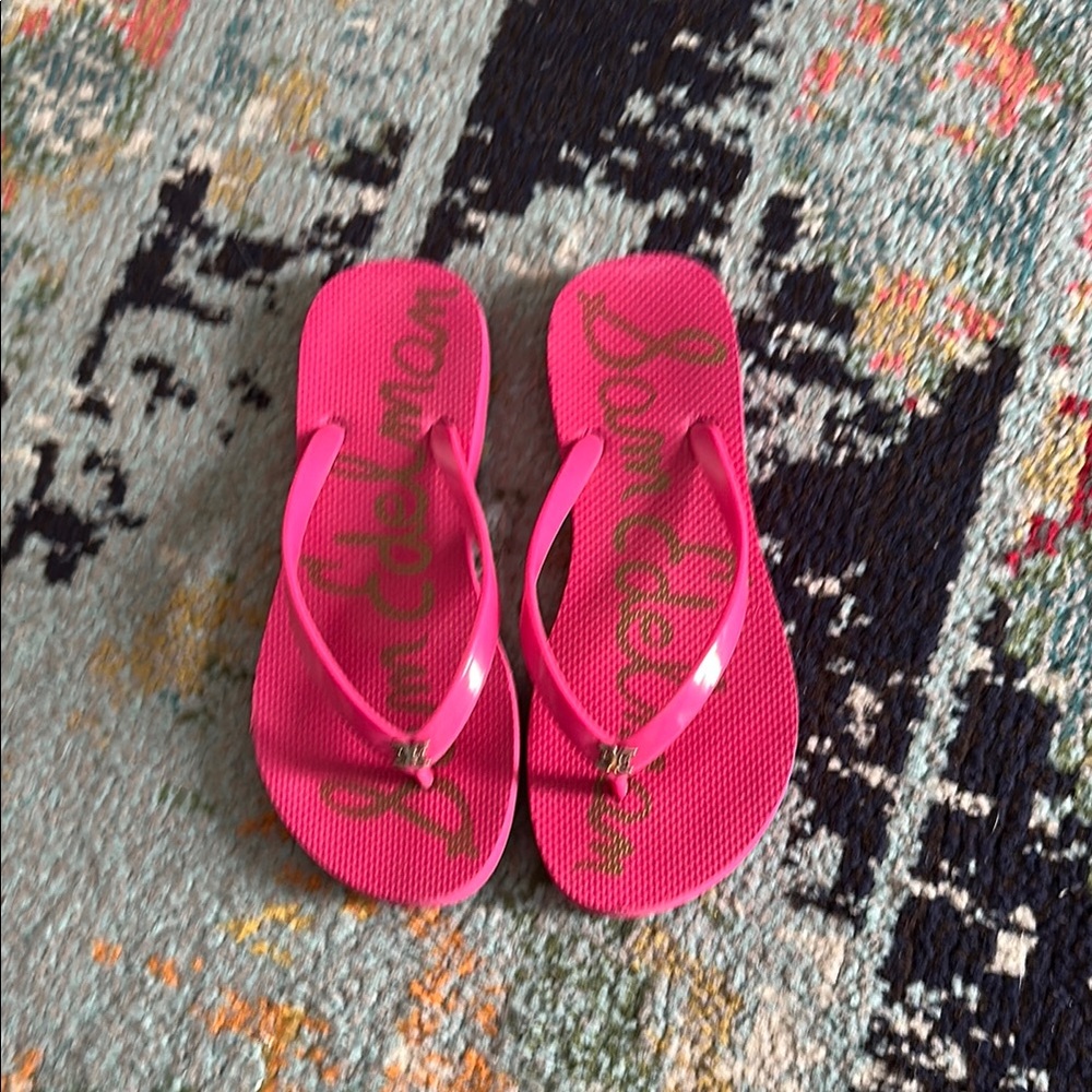 Sam Edelman Pink Flip Flops